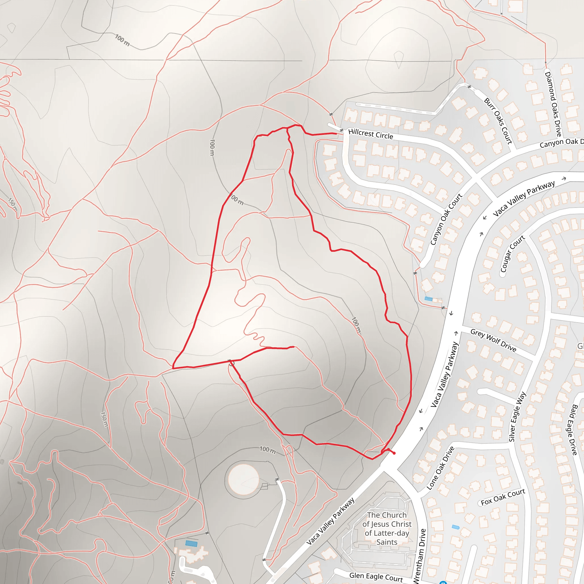Vaca Valley Parkway Loop mobile static map