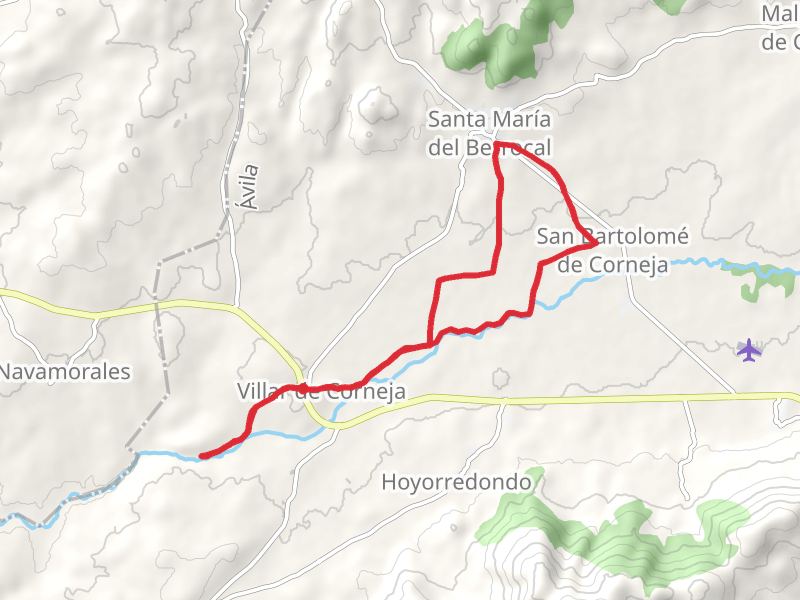 Corneja and Hocino River Route