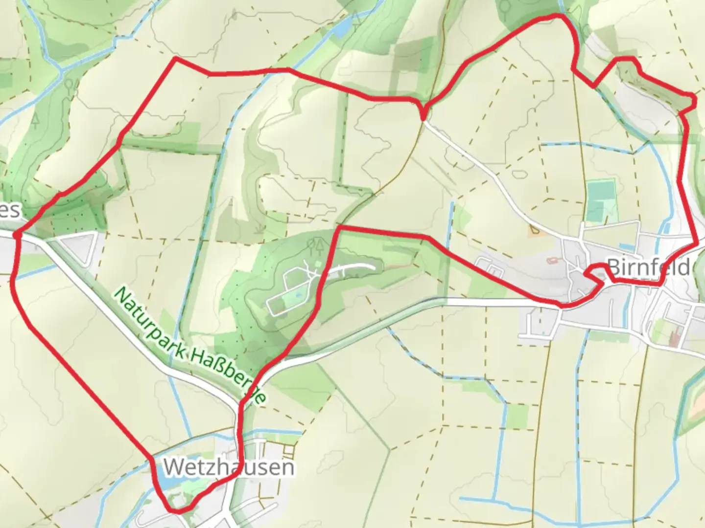 An image depicting the trail Muehlsee via Schloesserweg Mailes Loop and its surrounding area.