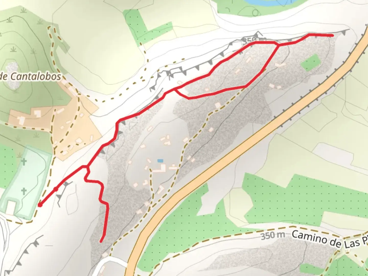 An image depicting the trail Route of the Lastras of San José PR TE 97 and its surrounding area.