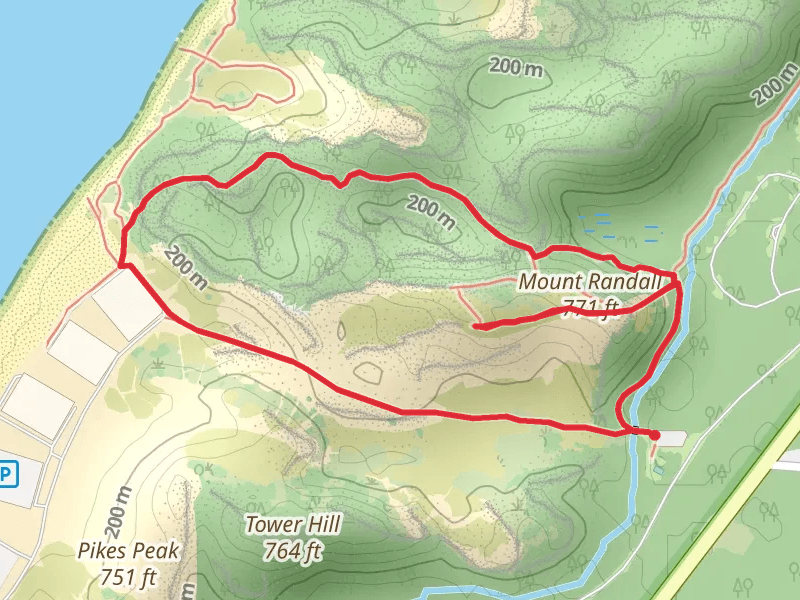 Mount Randall Loop via Warren Dunes Foot Trail