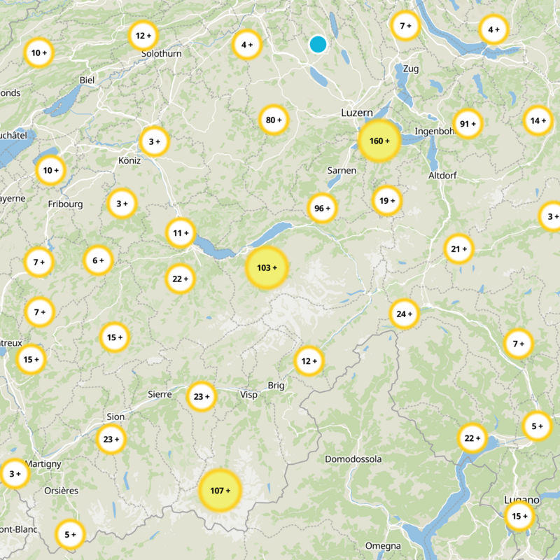 Interlaken-Oberhasli administrative district Static Map