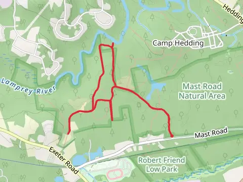Black Gum Trail and Lamprey River Trail Loop