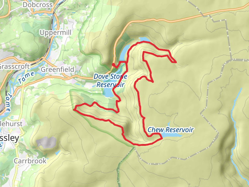 Dovestone reservoir + trinnacles