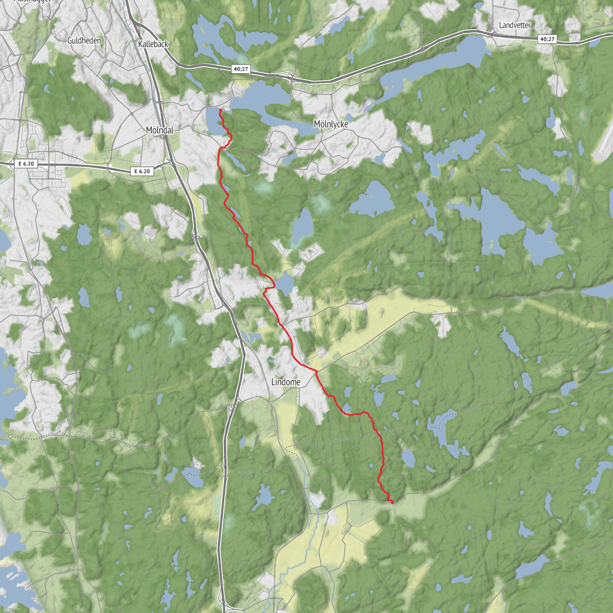 Bohusleden Stage 1 mobile static map
