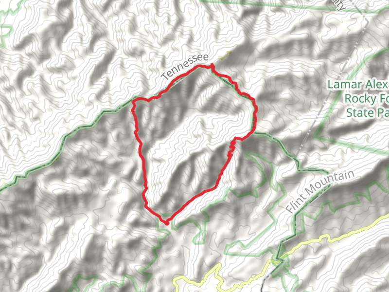 Green Ridge, Appalachian Trail, and Fork Ridge Loop Trail