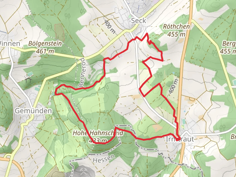 Hessenblick via Beilsteiner Weg