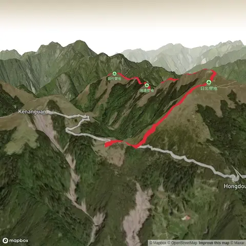 Hehuanshan North and West Peak