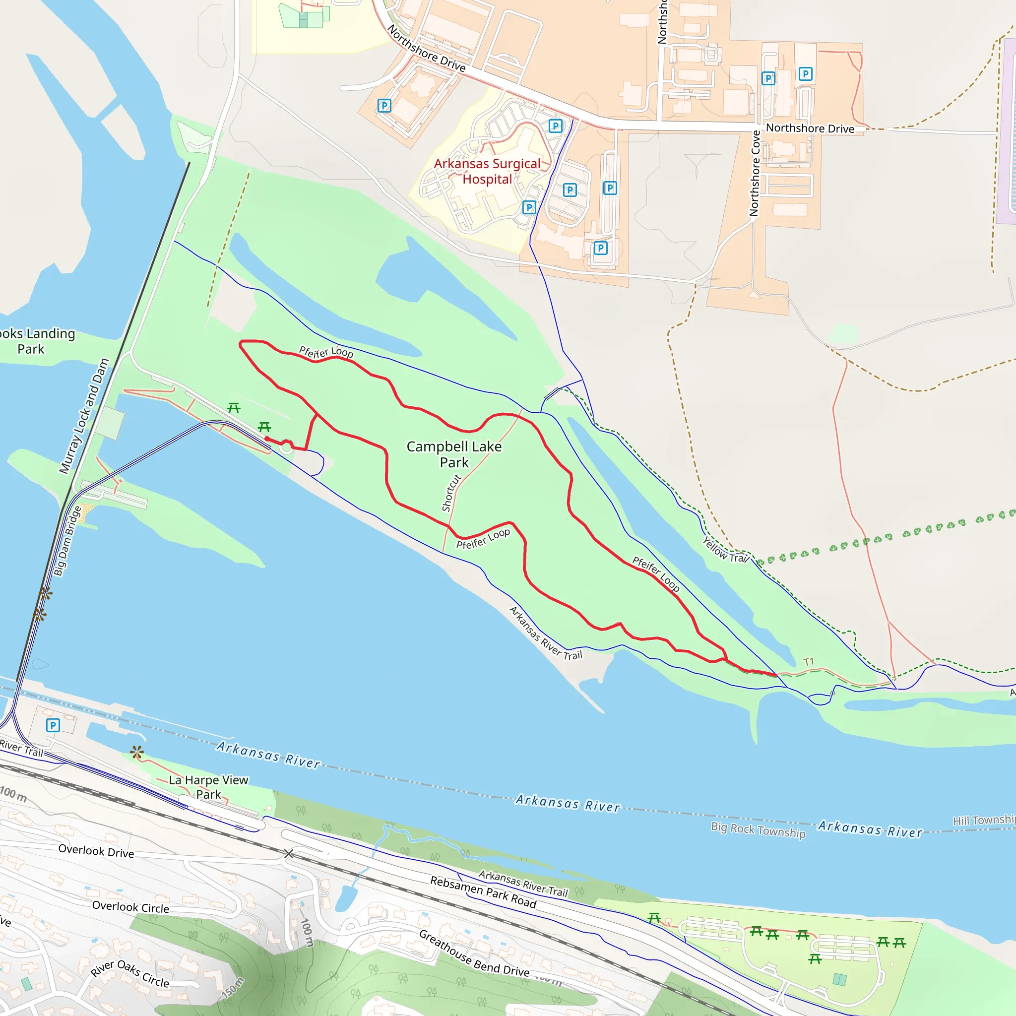 Pfeifer Loop mobile static map