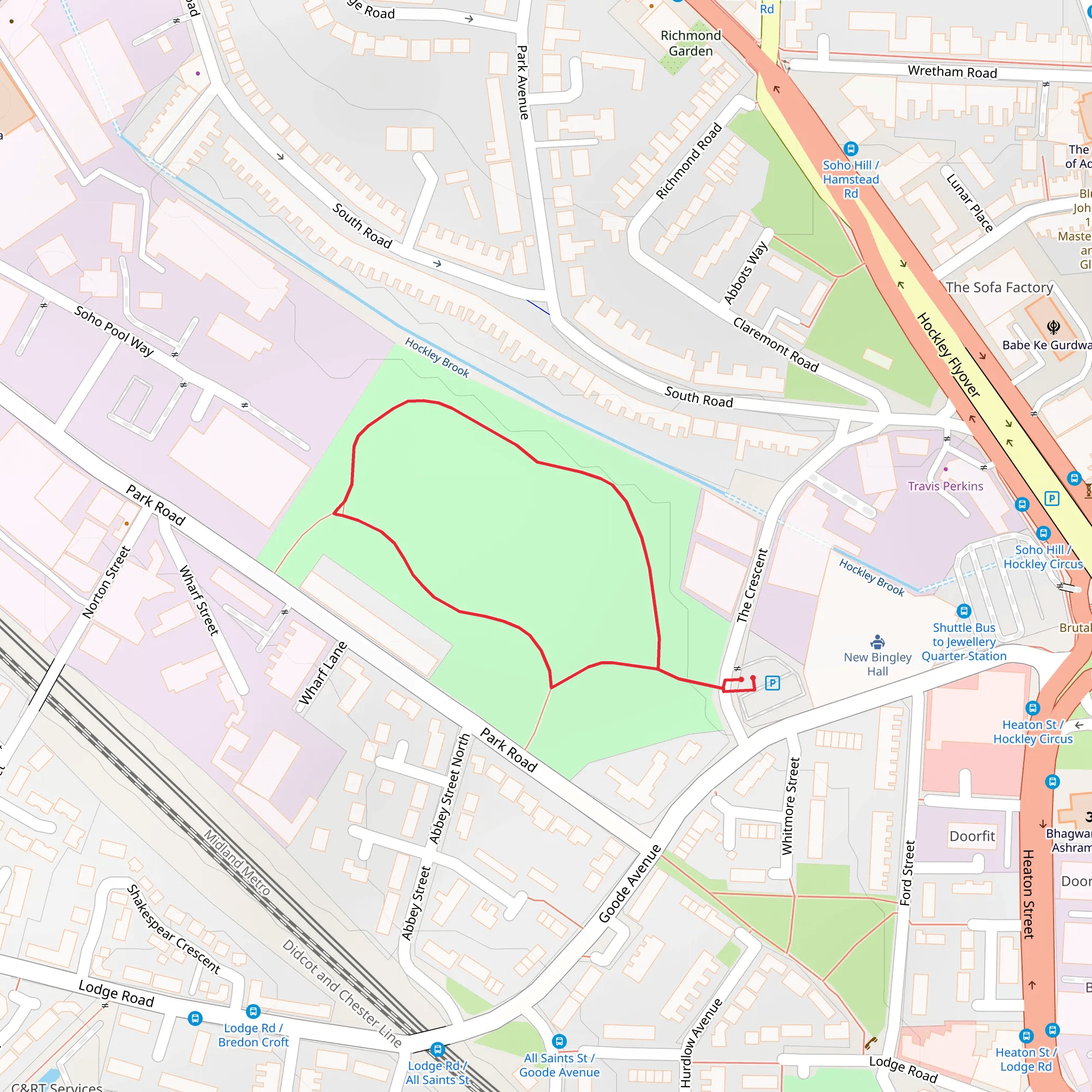 Gib Heath Loop mobile static map