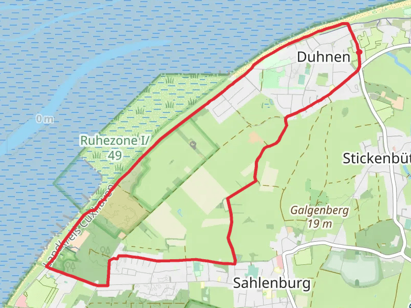 Duhnen to Sahlenburg Loop
