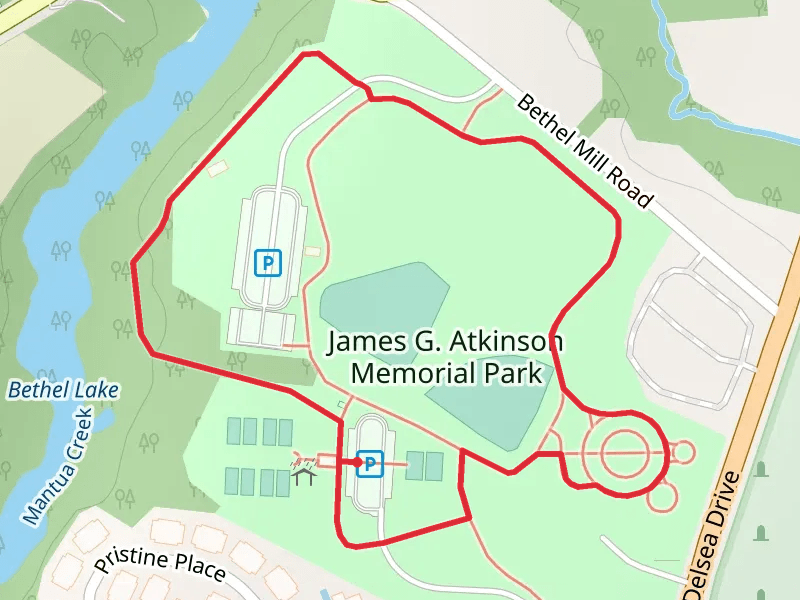 James G Atkinson Memorial Park Loop