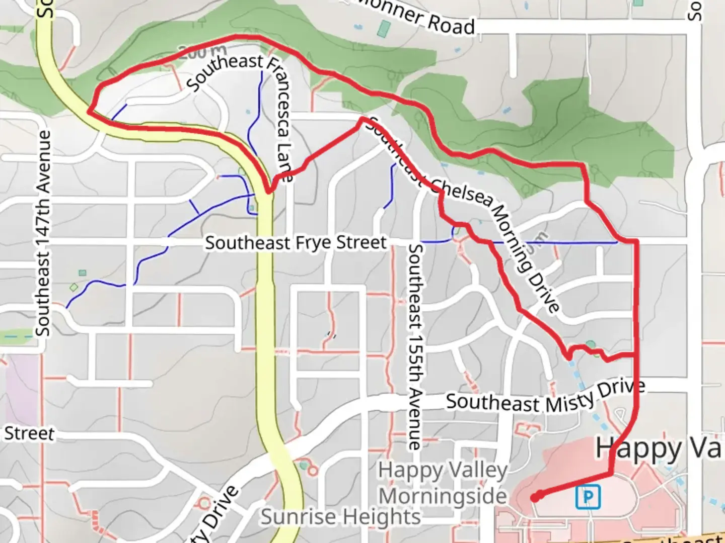 An image depicting the trail East Buttes Power Line Corrodor Loop Trail and its surrounding area.