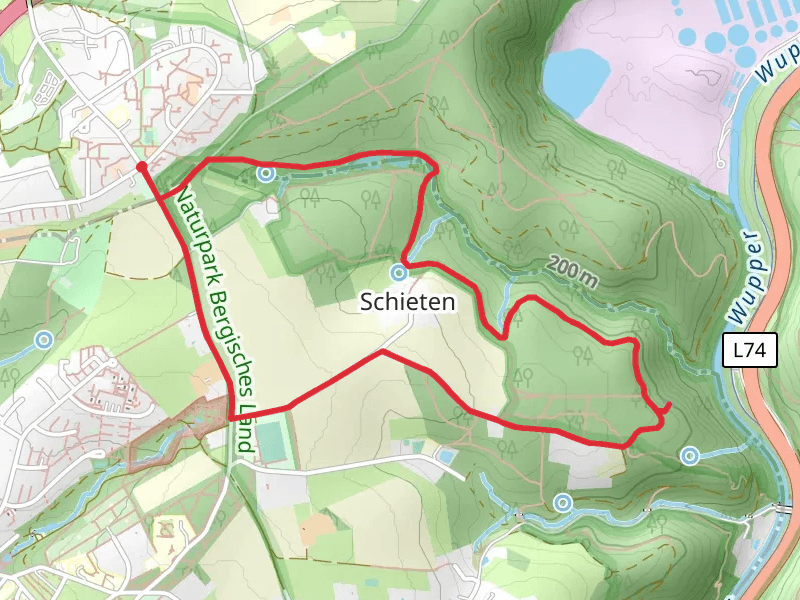 Teufelsklippen via Rundweg Rosskamper Hoehe
