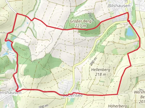 Thiershaeuser Teich via Solling-Harz-Querweg