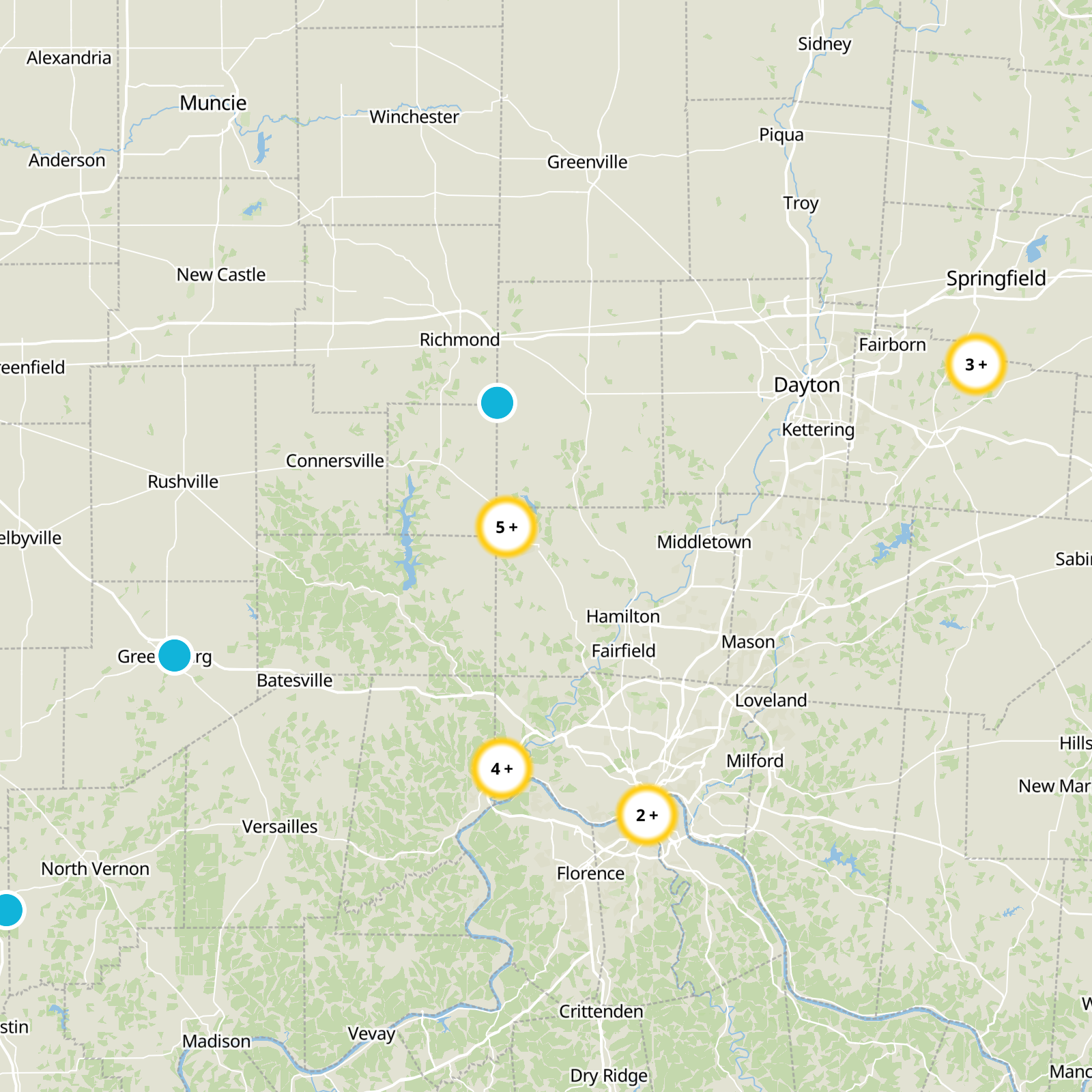 Butler County Static Map
