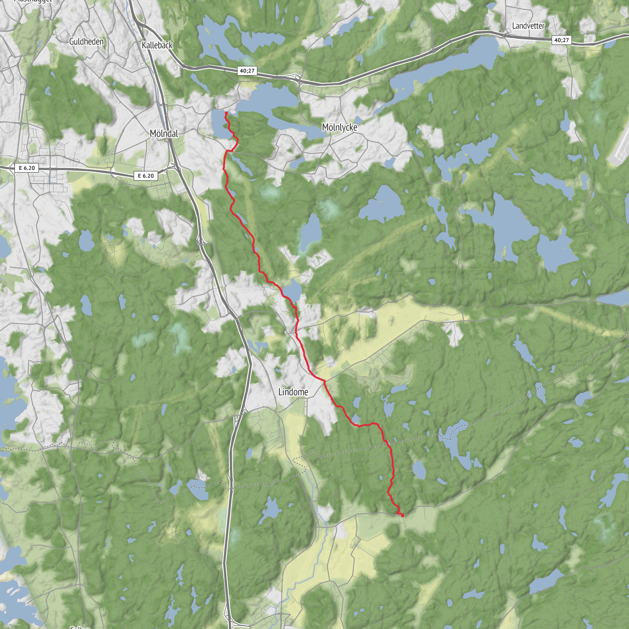 Stensjon, Horsikan, Tulebosjon and Sodra Barnsjon mobile static map
