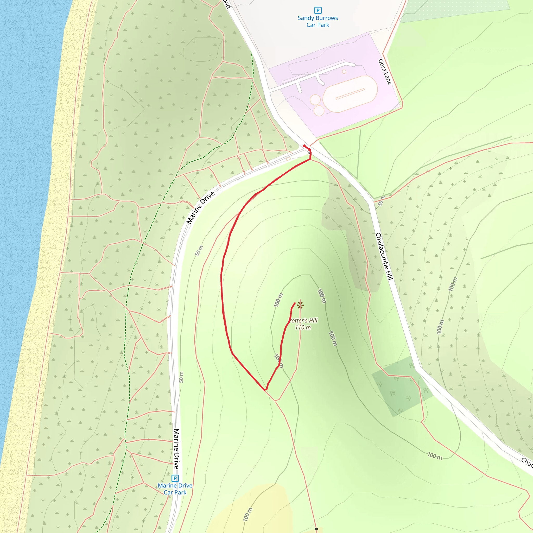 Mini Mountain Walk mobile static map