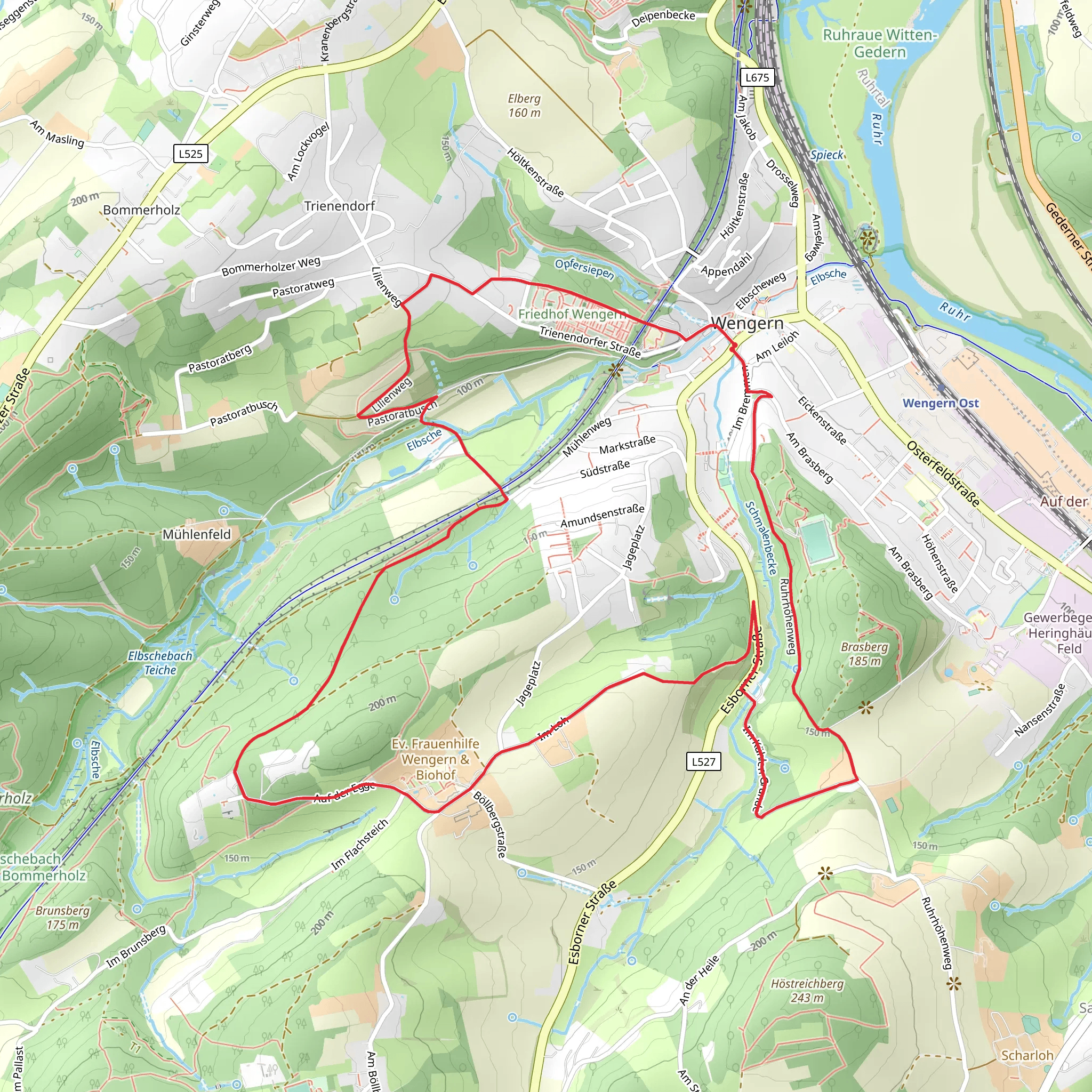 Webgern Rundweg mobile static map
