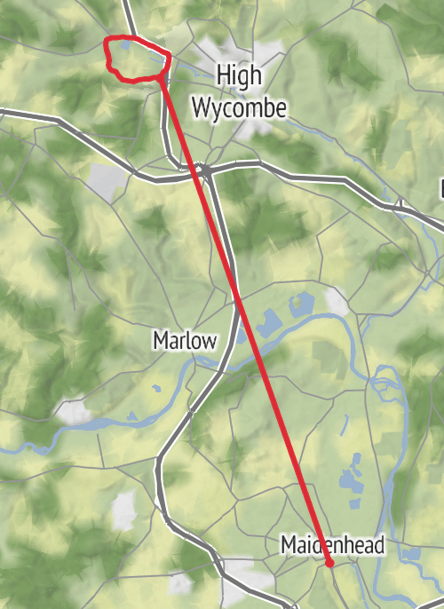 Wycombe Walking mobile static map