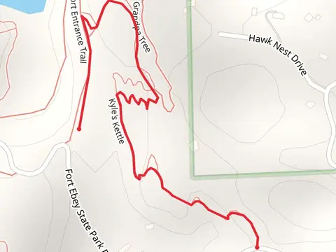 Kyle's Kettle and Old Fort Entrance Trail