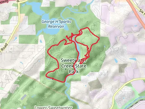 Red, Jacks Hill and Yellow Loop Trail