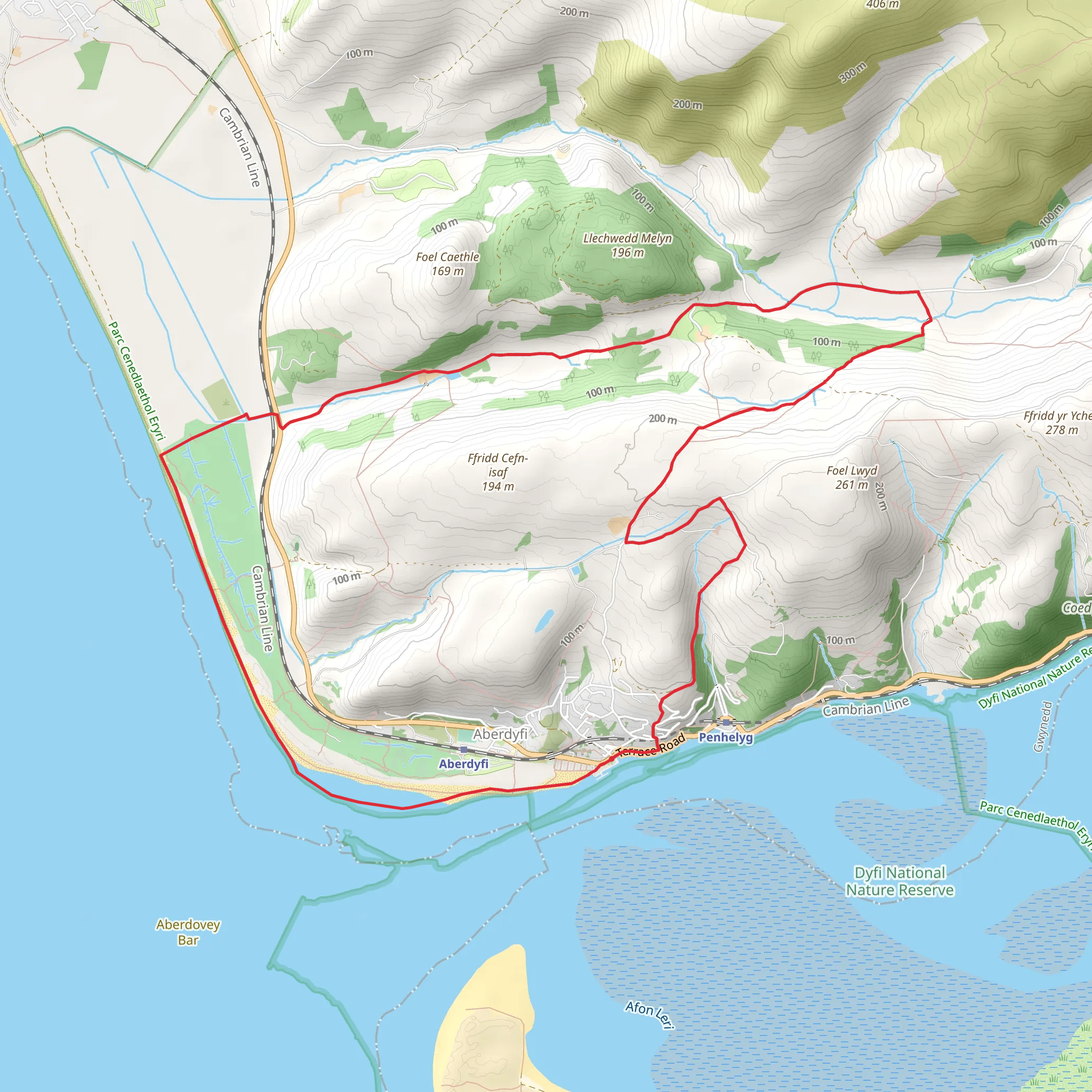 Aberdyfi (29) mobile static map