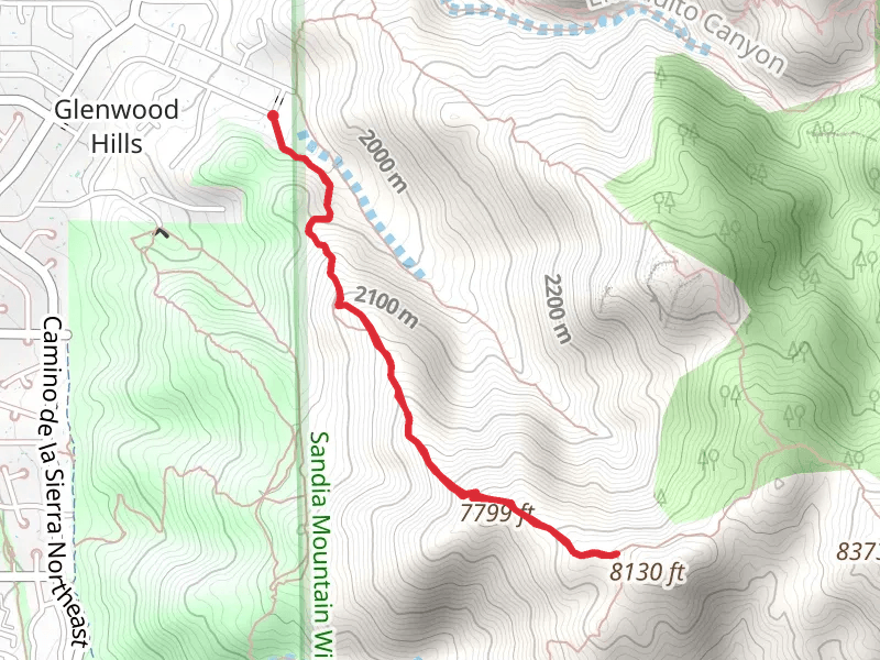 Sunset Canyon Route