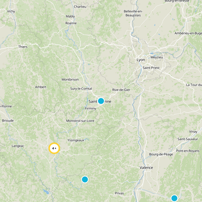 Saint-Étienne Static Map