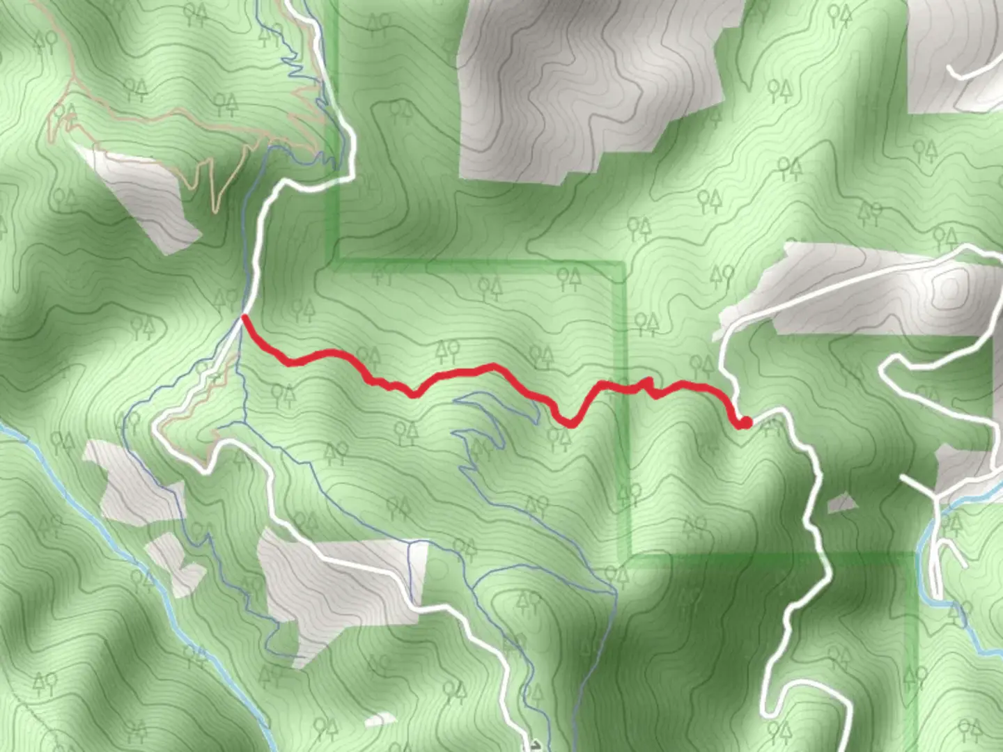 An image depicting the trail Lamb Saddle via Toothpick Trail and its surrounding area.