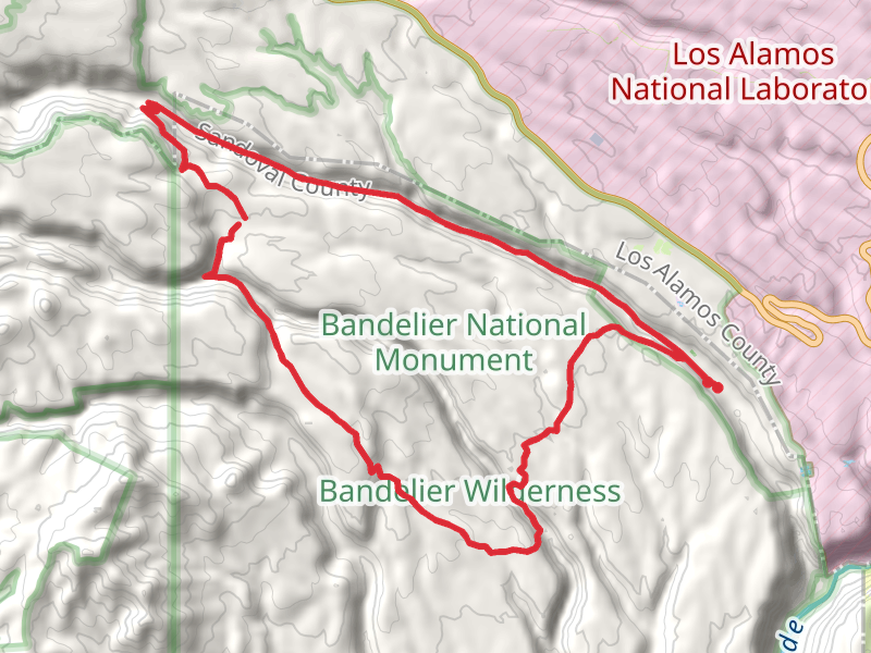 Bandelier Wilderness Trail