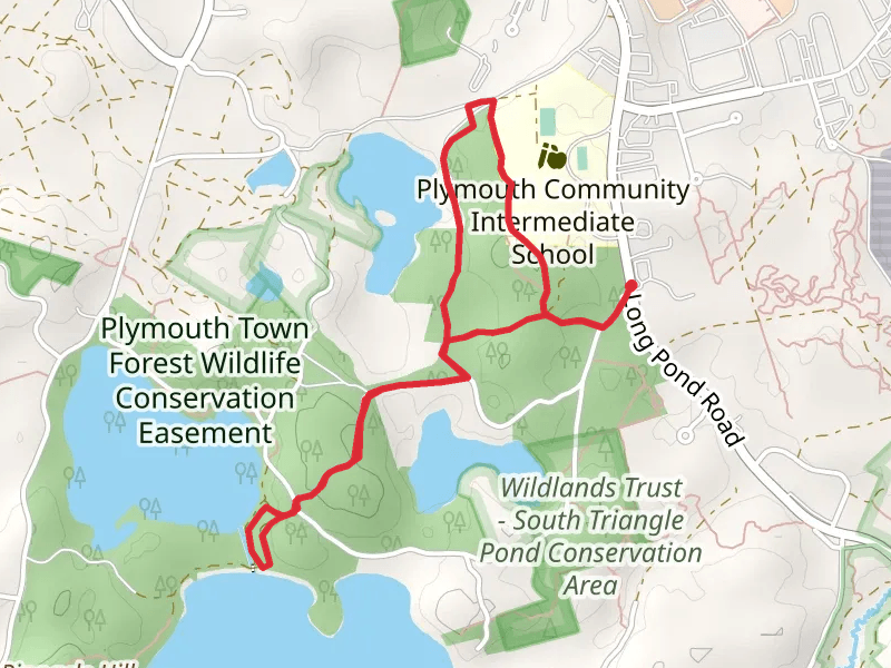 Great South Pond and Cooks Pond Loop Trail