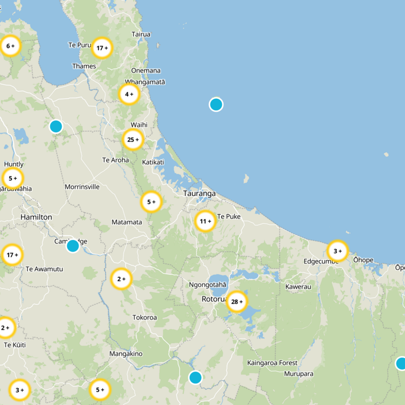Tauranga City Static Map