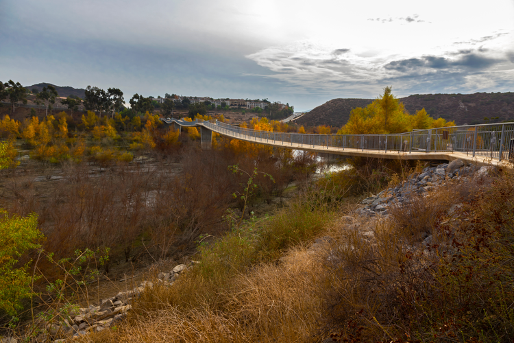 The David Kreitzer Lake Hodges Bicycle Pedestrian Bridge