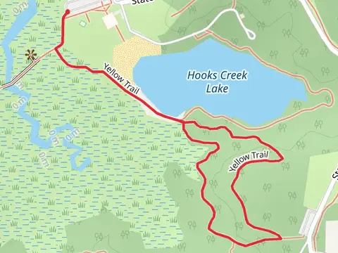 Hooks Creek Lake Loop