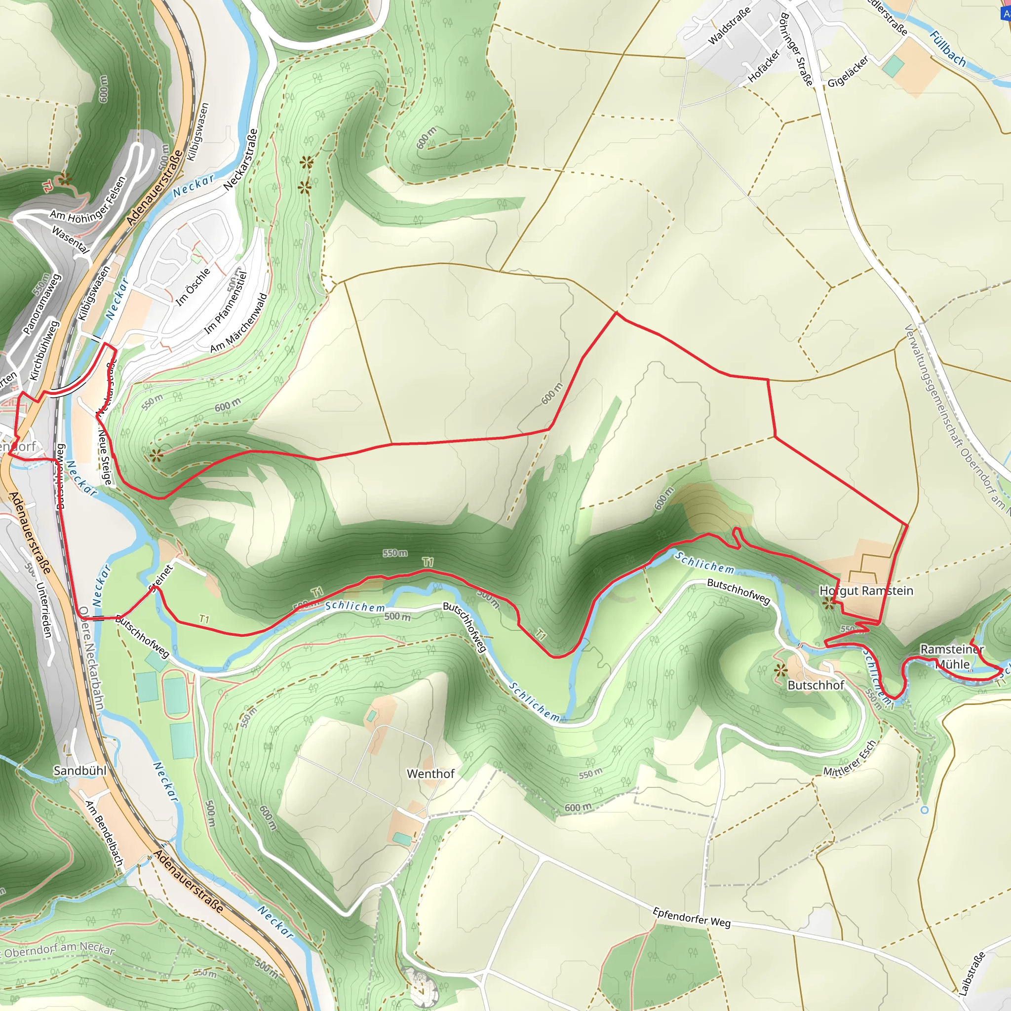 Schlichem via Schlichemklammweg mobile static map