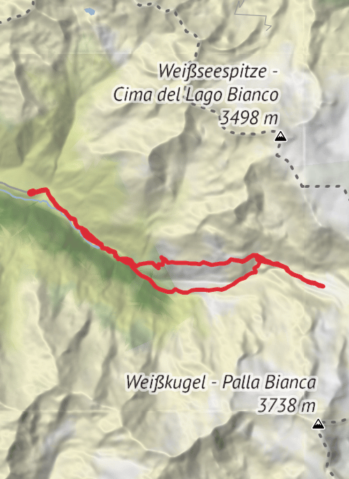 Weisskügelhutte and Glacier mobile static map