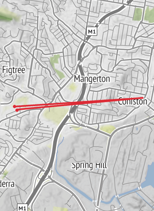 Wollongong Walking mobile static map