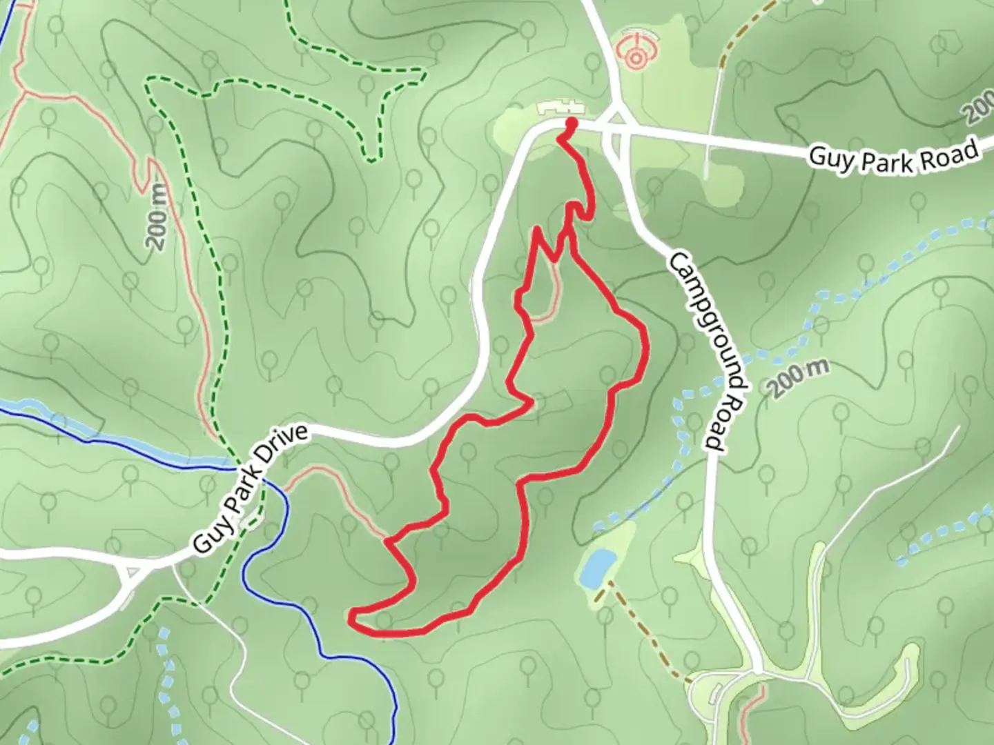 An image depicting the trail Virginia Day Memorial Nature Loop Trail and its surrounding area.