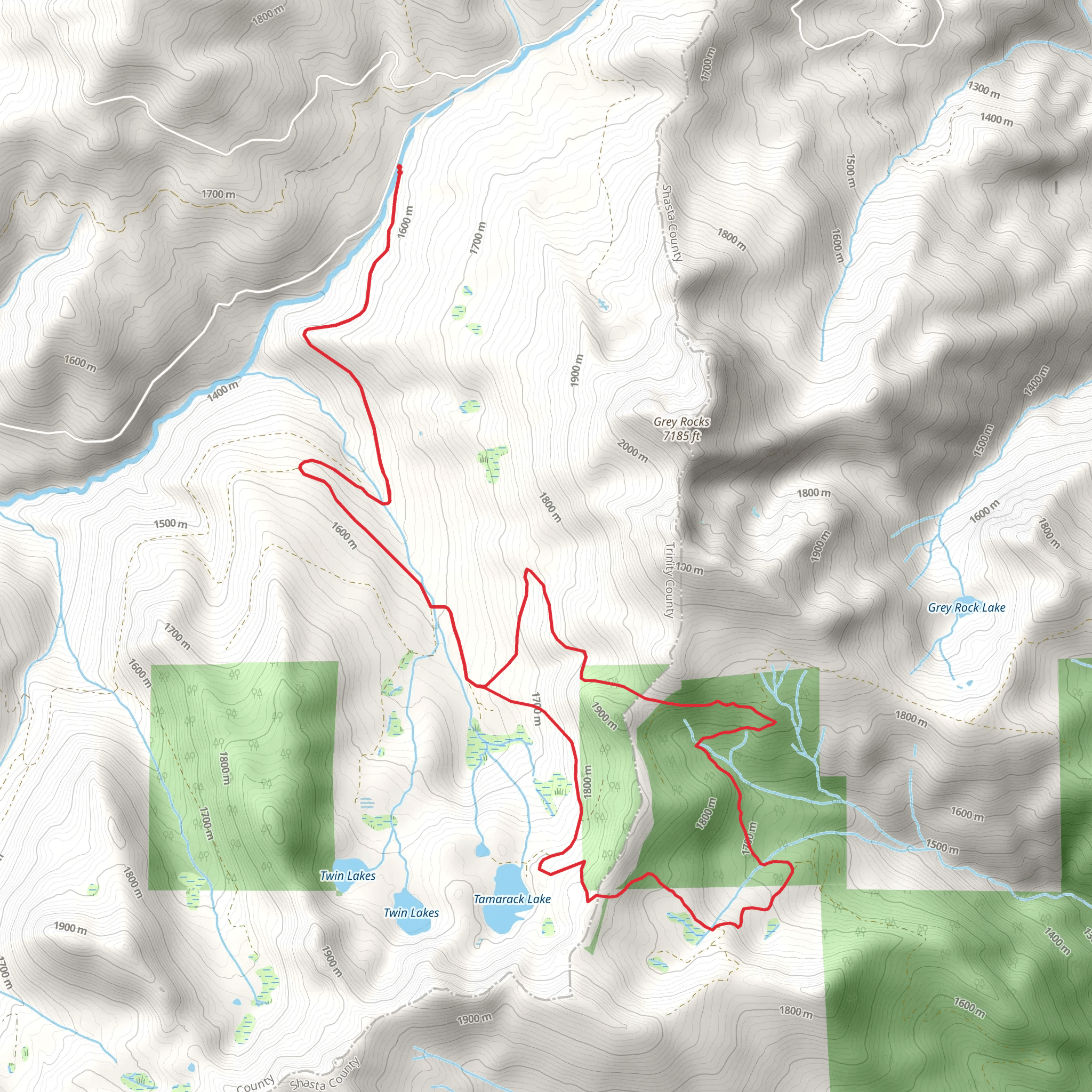 Mears Creek Loop mobile static map