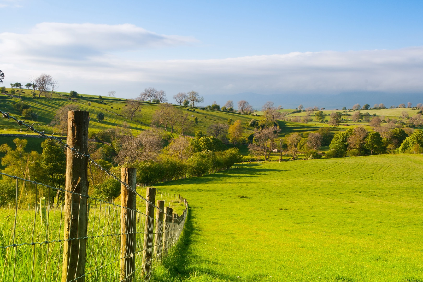 An image depicting the trail Howgills and Limestone Trail and its surrounding area.
