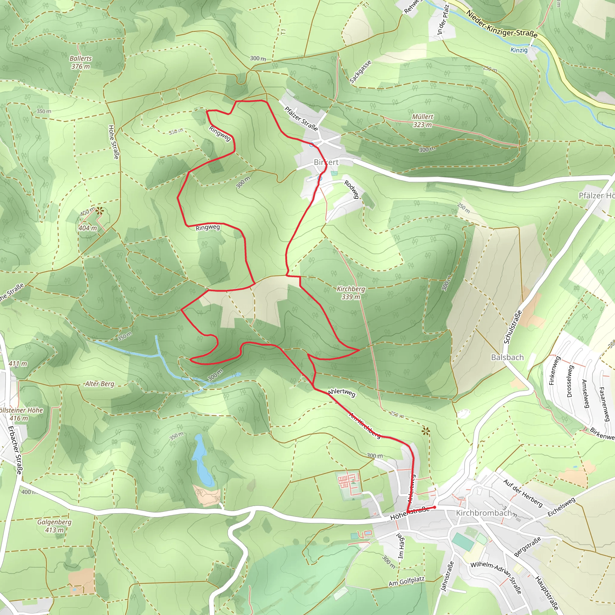 Rundwanderweg Brombachtal mobile static map