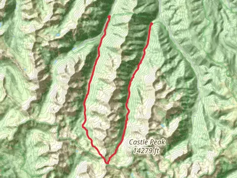 Conundrum Creek and East Maroon Trail