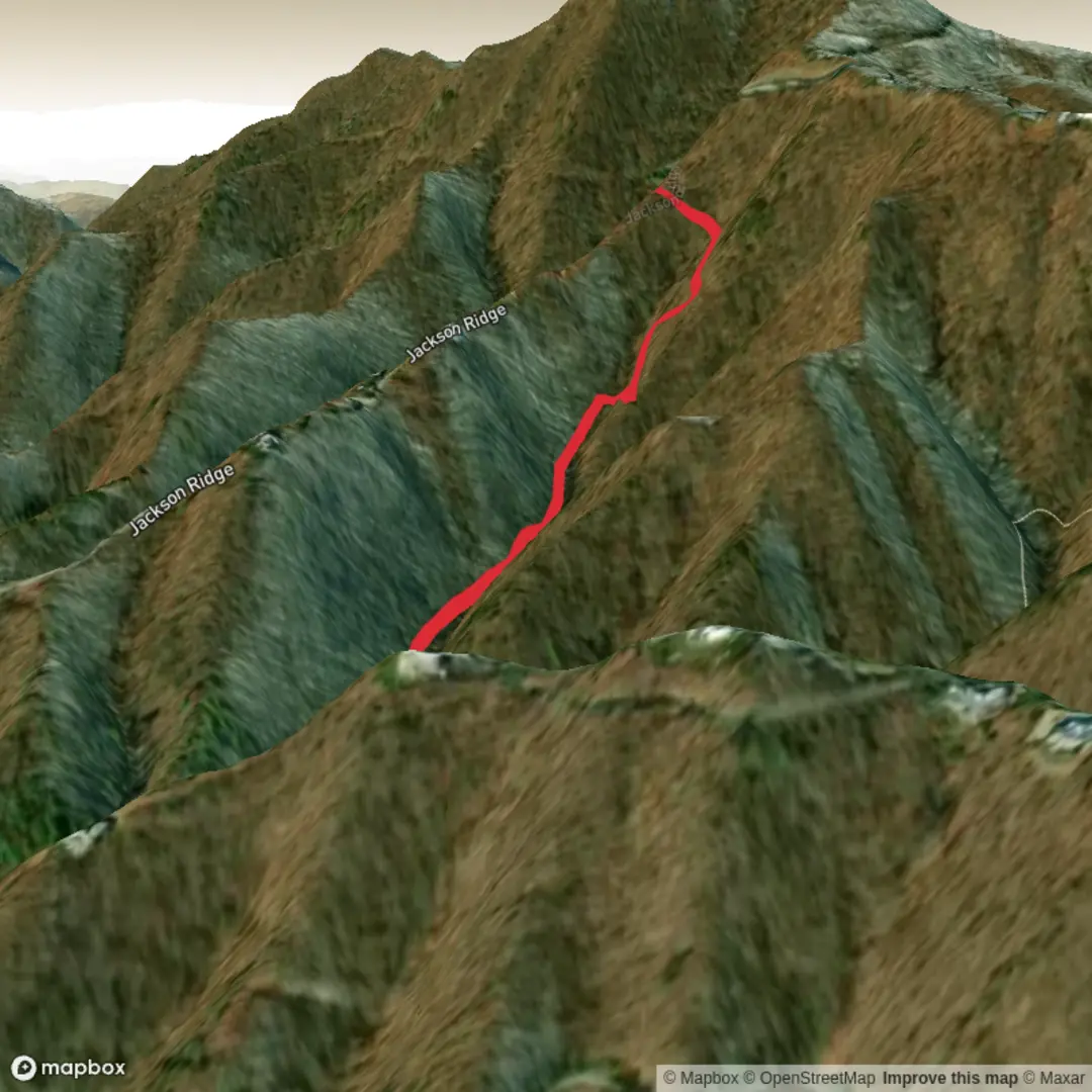 An image depicting the trail Broken Antler Trail and its surrounding area.