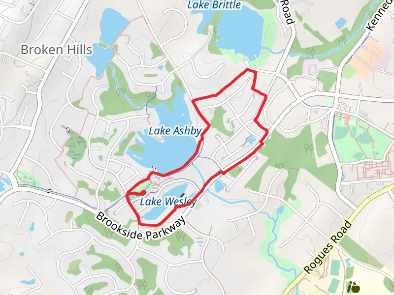 Lake Ashby and Lake Wesley Loop