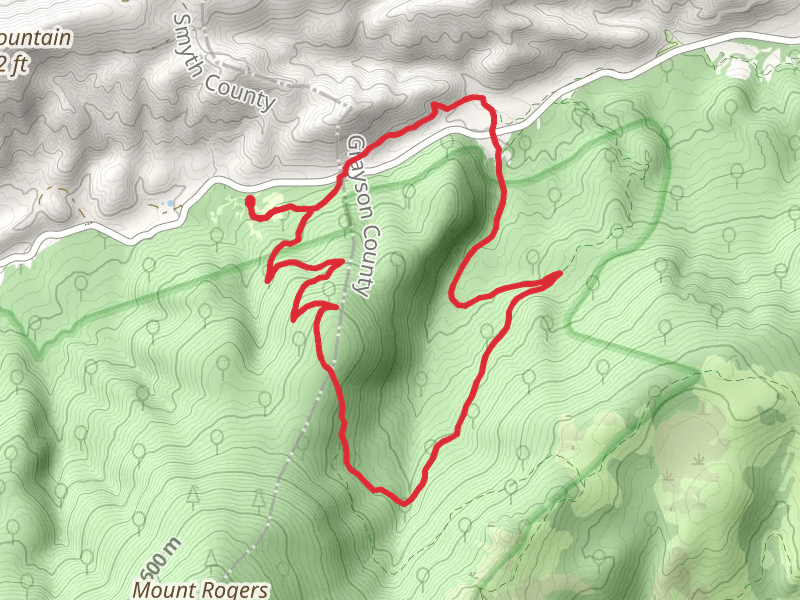 Mount Rogers, Lewis Fork and Fairwood Valley Loop Trail