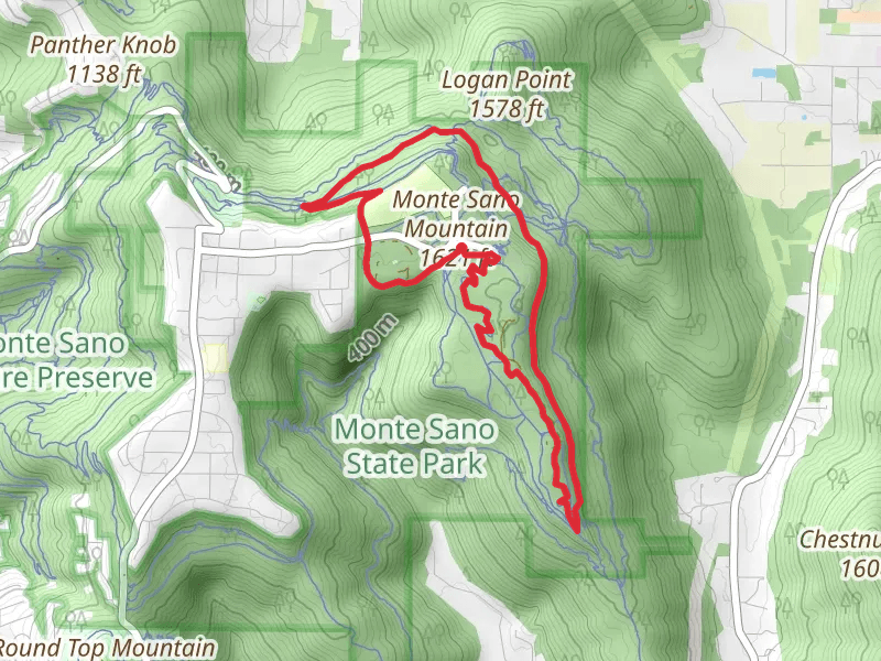 Mountain Mist Trail and North Plateau Loop
