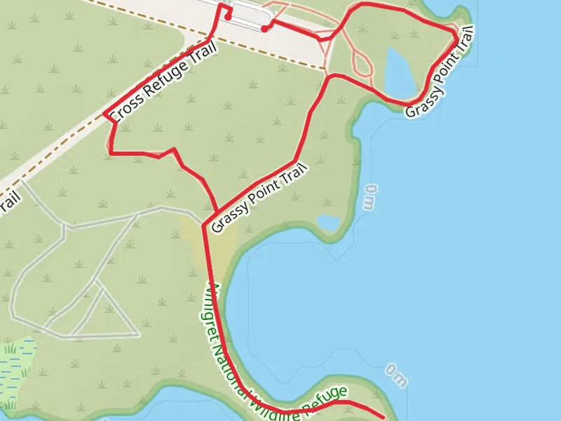 Grassy point and Cross Refuge Loop Trail