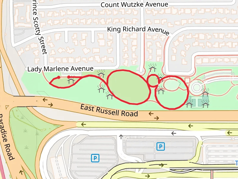 Siegfried and Roy Park Loop