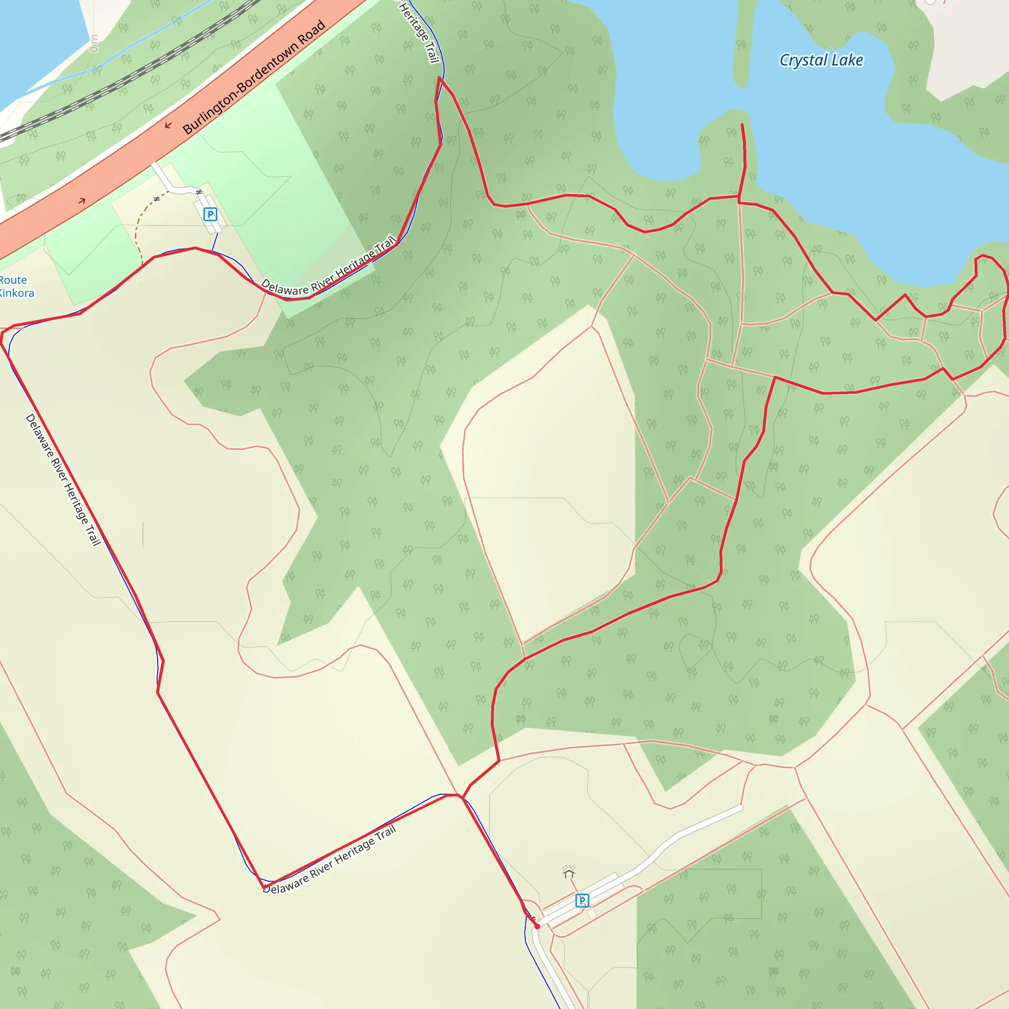 Delaware River Heritage Loop Trail mobile static map